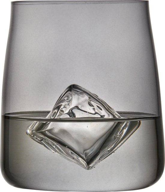 Lyngby Glas Krystal Zero Waterglas 42 cl 4 st. Smoke